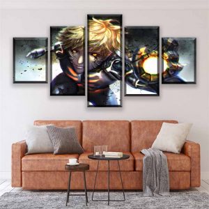 Tableau One Punch Man Genos Armure L Official Dr. Stone Merch