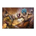 Poster Saitama vs Goku 30x45cm Official Dr. Stone Merch