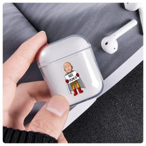 Coque Airpods One Punch Man Saitama Free Punch Airpods 1 & 2 Official Dr. Stone Merch