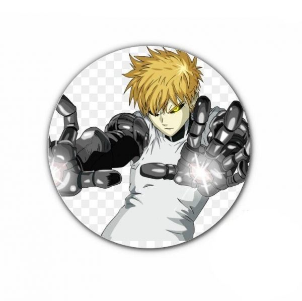Pin's One punch man Genos Cyborg 4.4cm Official Dr. Stone Merch