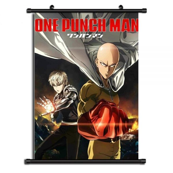 Poster One Punch Man XXL Saitama Genos 20x30cm Official Dr. Stone Merch