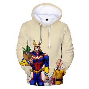 Sweat One Punch Man Saitama All Might MHA XS Official Dr. Stone Merch