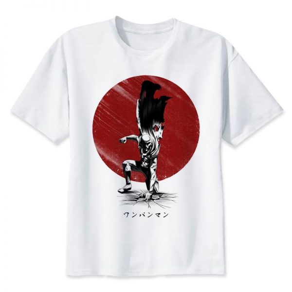 T-Shirt One Punch Man Saitama frappe au sol S Official Dr. Stone Merch