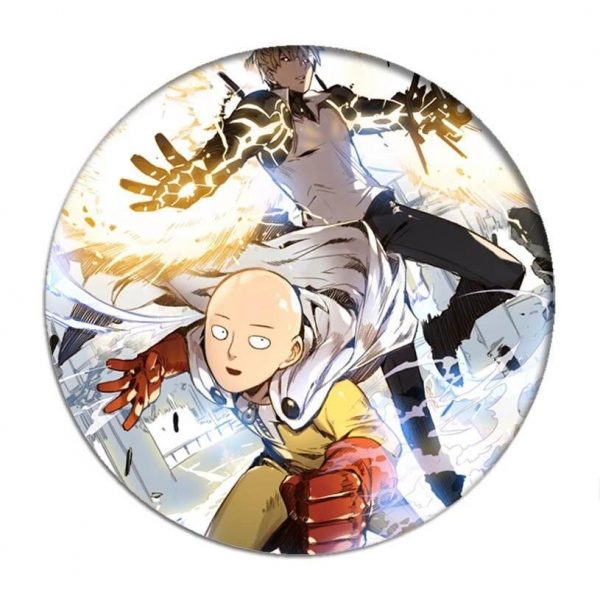 Pin's genos 5.8cm Official Dr. Stone Merch