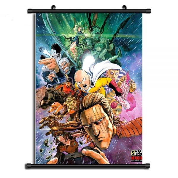 Poster One Punch Man Classe S Genos King 20x30cm Official Dr. Stone Merch