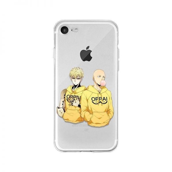 Coque One Punch Man iPhone Saitama Genos Oppai Iphone 4s Official Dr. Stone Merch