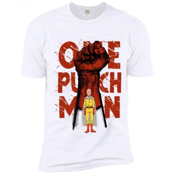 T-Shirt One Punch Man Saitama Poing Géant S Official Dr. Stone Merch