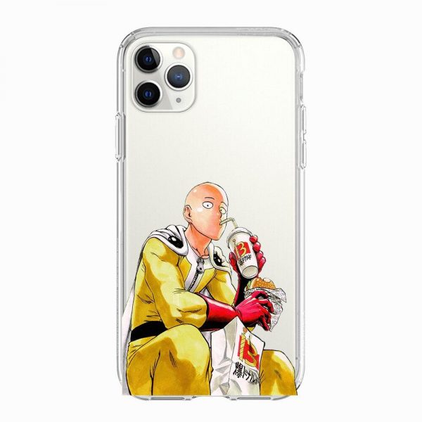 Coque One Punch Man iPhone Saitama Fast Food Iphone 5 S SE Official Dr. Stone Merch