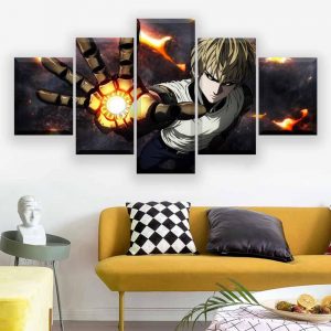 Tableau One Punch Man Genos Explosion L Official Dr. Stone Merch