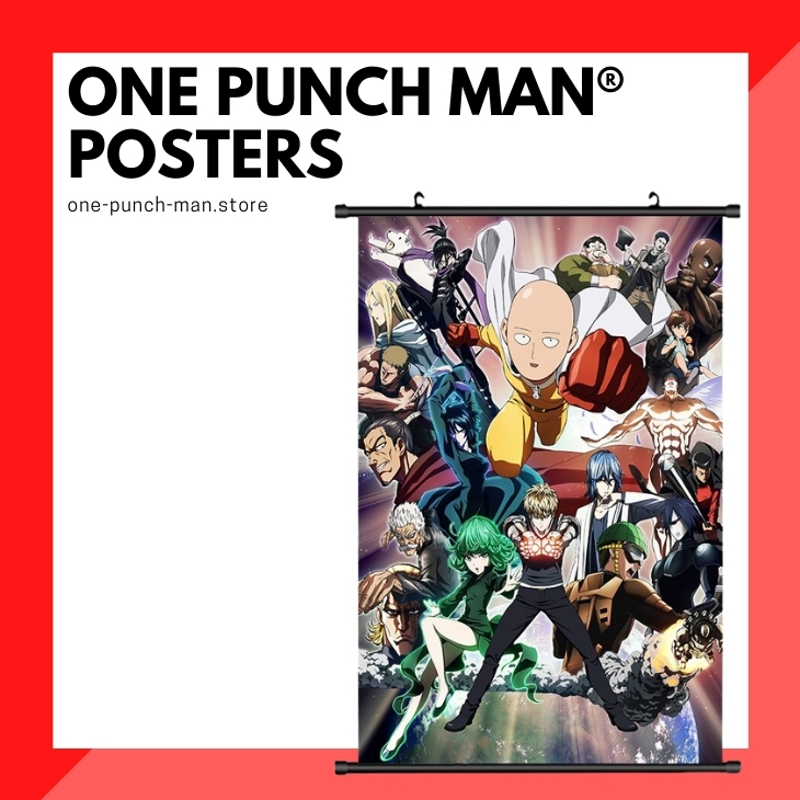 sædvanligt Sommetider Latter OFFICIAL One Punch Man Posters【 Update August 2023】