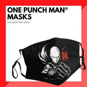 One Punch Man Face Masks