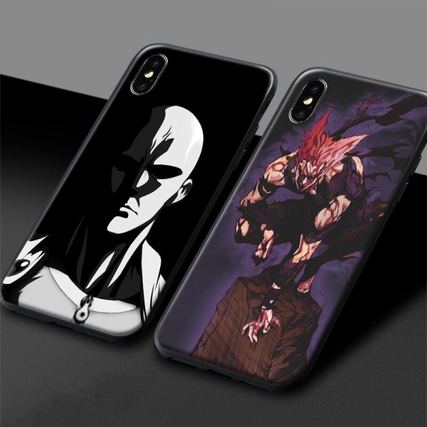 One Punch Man anime Saitama Garou soft silicone Phone case cover shell For iPhone 6 6s 4 - One Punch Man Shop