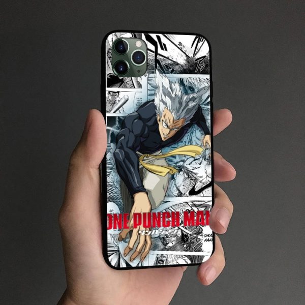 Garou one puch man anime Phone case cover shell For iPhone SE 6s 7 8 Plus X XR XS 11 Pro Max Samsung S Note 10 20 Plus ultra