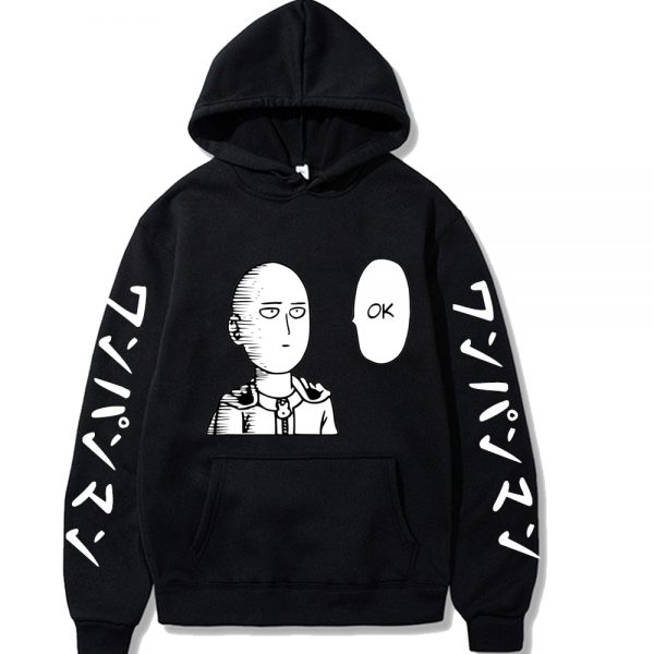 Men Women Hoodie Funny One Punch Man Sweatshirt Fitted Soft Anime Manga Clothes - One Punch Man Shop