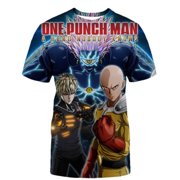 New Arrival ONE PUNCH MAN Shirt Anime ONE PUNCH Man T shirt 3D Cartoon Adult Men 21.jpg 640x640 21 - One Punch Man Shop