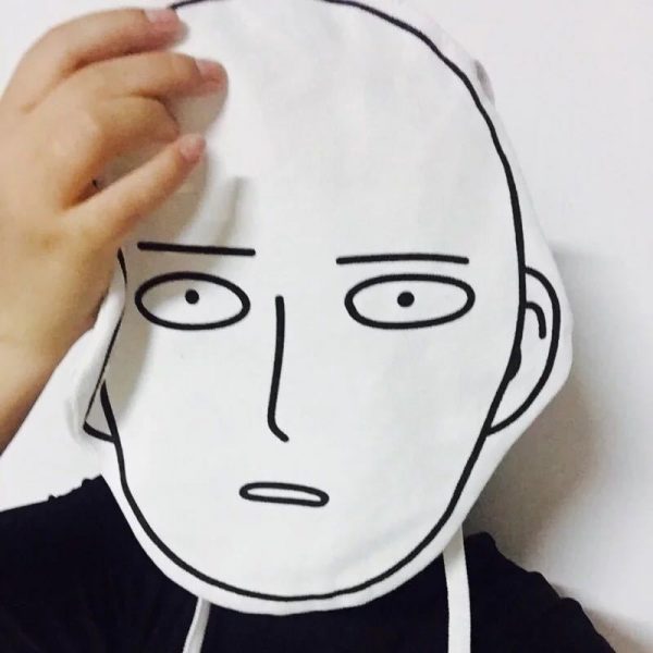 New Cute Funny Harajuku Cartoon One Punch Man Bald Saitama Canvas Bags Shopping Eco Reusable Foldable 2 - One Punch Man Shop