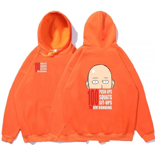 ONE PUNCH MAN TDouble Sided Printing Men Clothing Fashion Crewneck Hoodie Casual Pocket Hoodies Autumn Fleece 1 - One Punch Man Shop