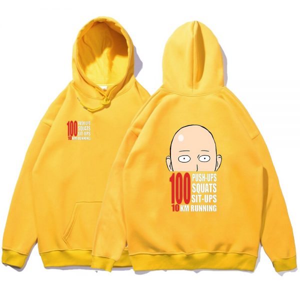 ONE PUNCH MAN TDouble Sided Printing Men Clothing Fashion Crewneck Hoodie Casual Pocket Hoodies Autumn Fleece 3 - One Punch Man Shop