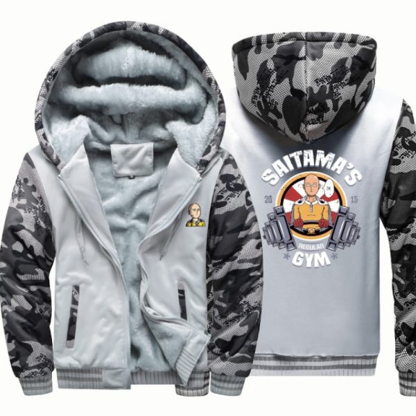 One Punch Man Anime windbreak outwear Male coatwarm hoodie man thick Camouflage Sleeve causal winter Jacket 15.jpg 640x640 15 - One Punch Man Shop