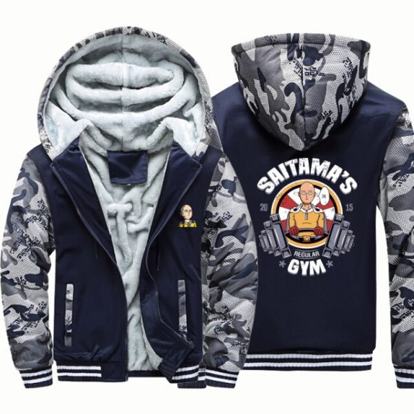 One Punch Man Anime windbreak outwear Male coatwarm hoodie man thick Camouflage Sleeve causal winter Jacket 16.jpg 640x640 16 - One Punch Man Shop