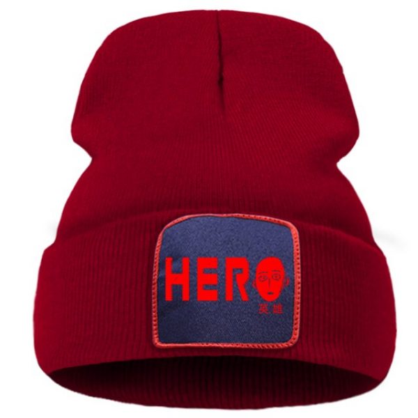 One Punch Man Cool Letter Printing Autumn Hat Warm Outdoor Harajuku Man Winter Knitted Hats Fashion 4.jpg 640x640 4 - One Punch Man Shop