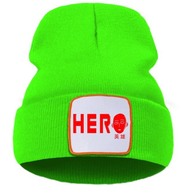One Punch Man Cool Letter Printing Autumn Hat Warm Outdoor Harajuku Man Winter Knitted Hats Fashion 9.jpg 640x640 9 - One Punch Man Shop