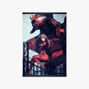 Evangelion Unit 02 Machine Asuka Japan Manga Girls Poster Wall Art Print Canvas Painting Anime Picture - One Punch Man Shop